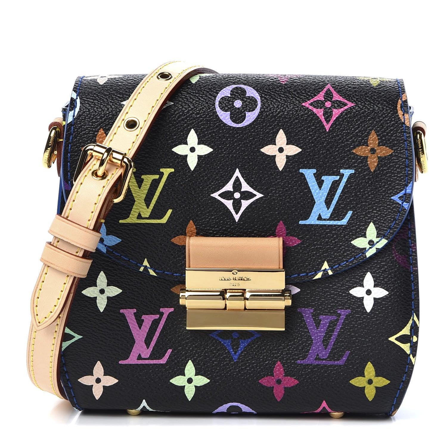Louis Vuitton Monogram Multicolor Heartbreaker Black 1 of 8