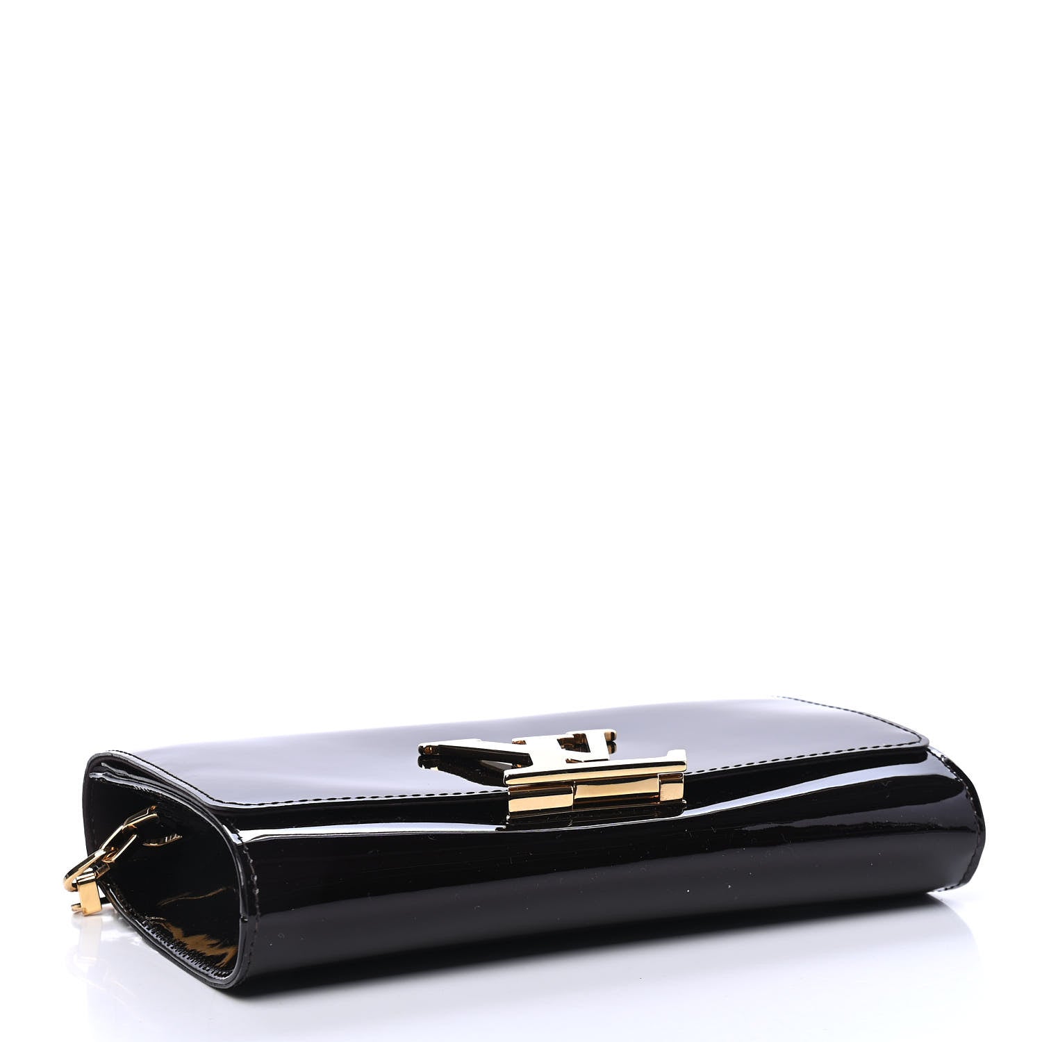 Louis Vuitton Patent Chain Louise MM Amarante 3 of 5