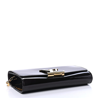 Louis Vuitton Patent Chain Louise MM Amarante 3 of 5