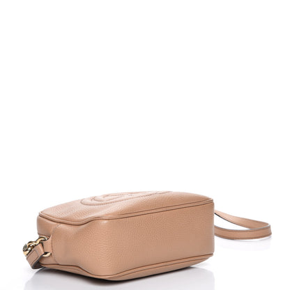 Gucci Pebbled Calfskin Small Soho Disco Bag Camelia 4 of 11