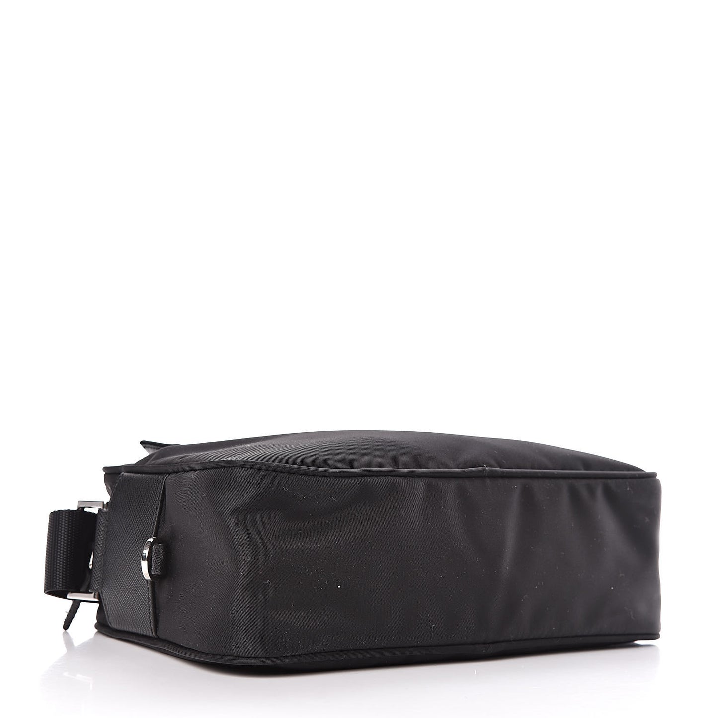 Nylon Vela Messenger Bag Black