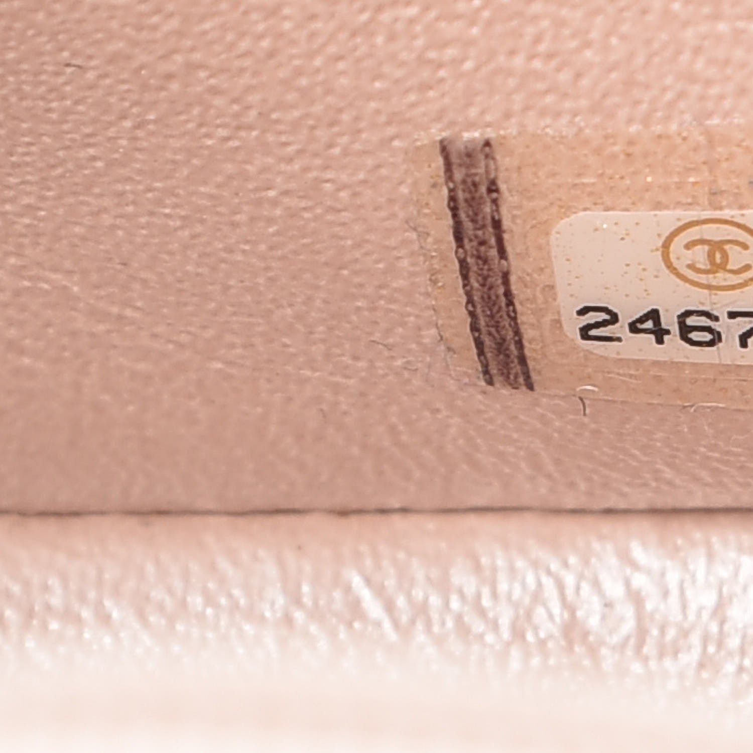 Chanel Iridescent Caviar Chevron Quilted Mini Rectangular Flap Light Gold 14 of 15