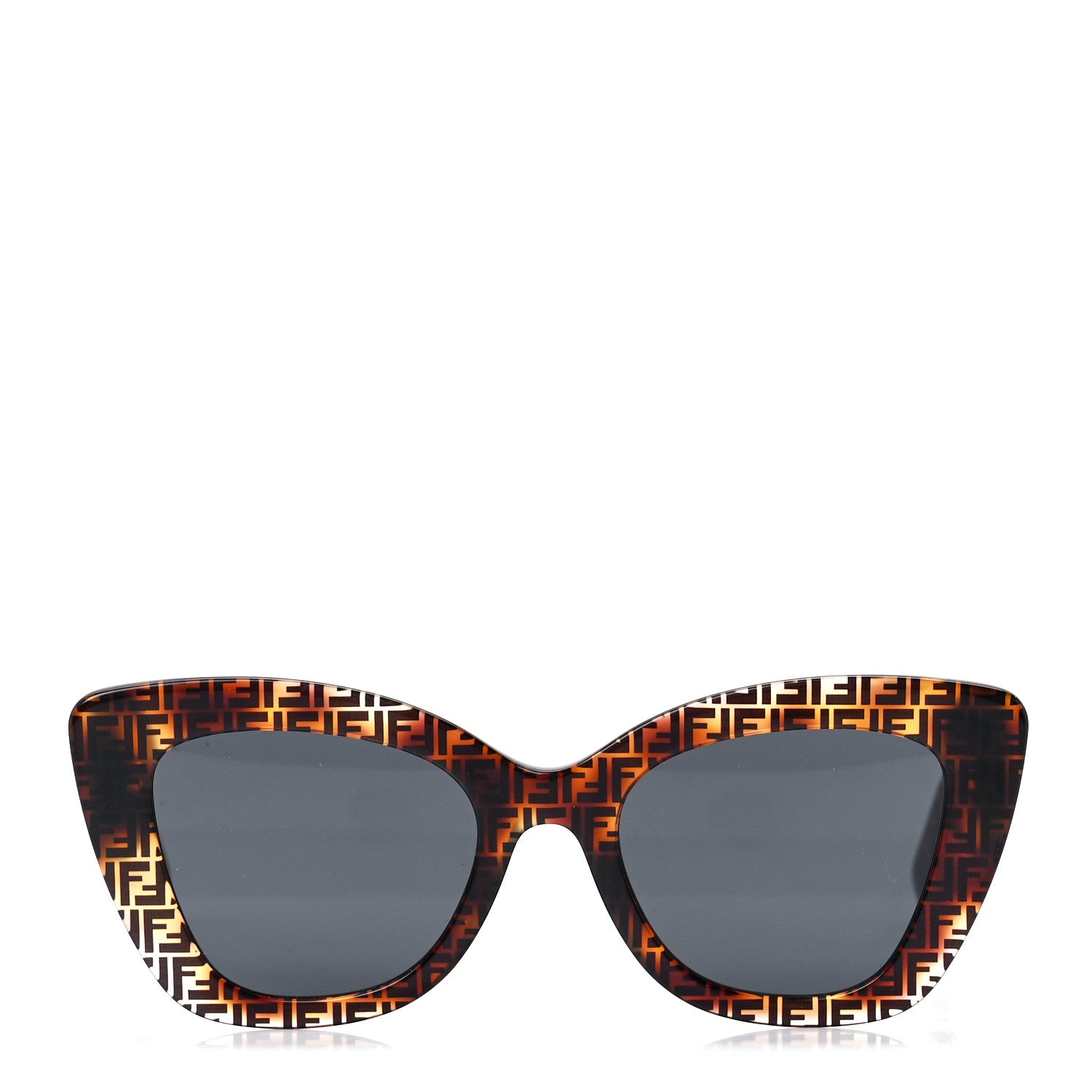 Fendi Acetate F is Fendi FF 51mm Cat Eye Sunglasses 0327/S Tortoise Camouflage 2 of 7