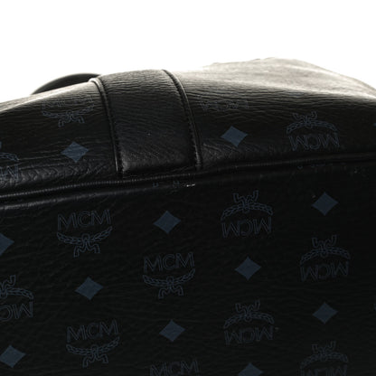 MCM Visetos Medium Liz Reversible Shopper Tote Black 8 of 20