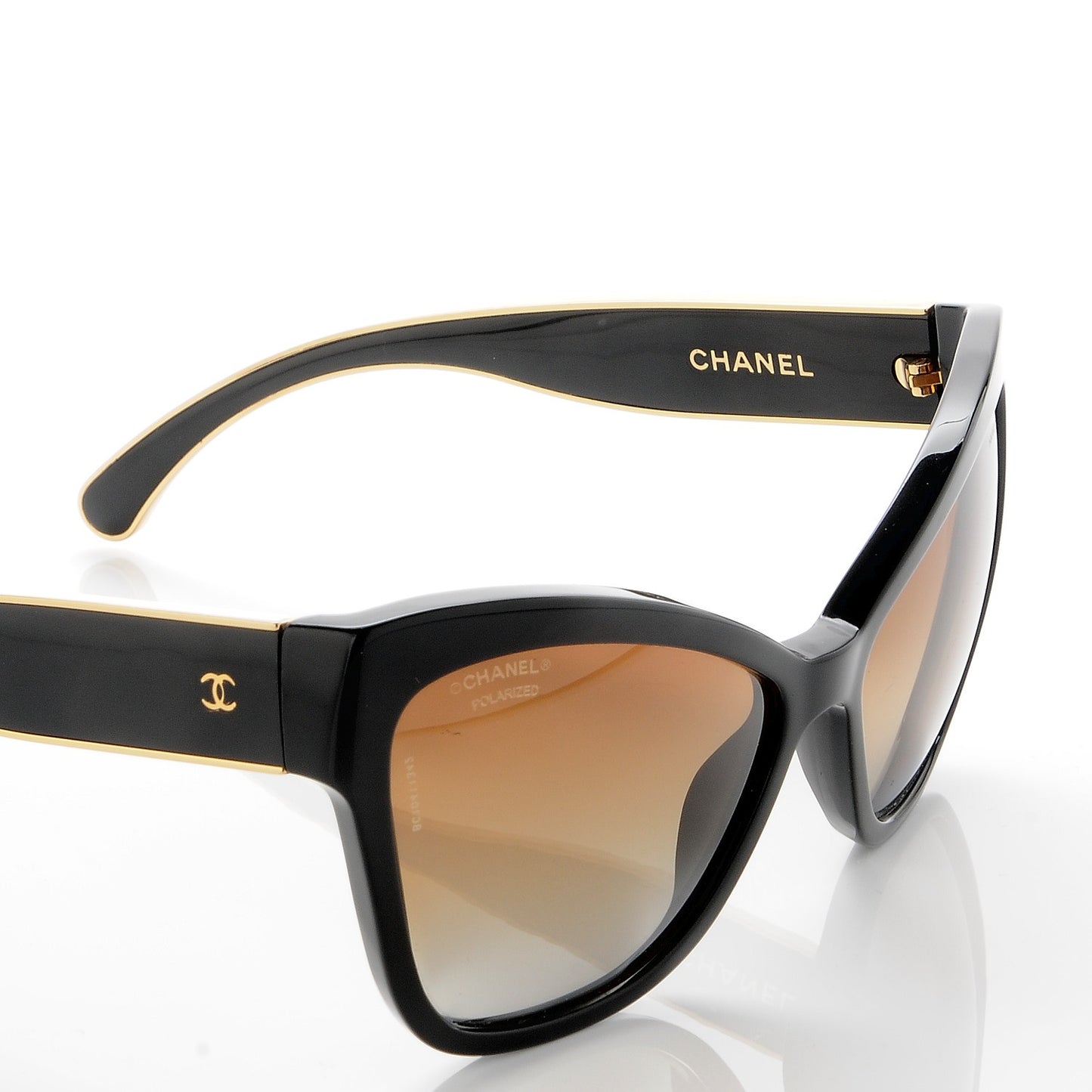 Acetate CC Cat Eye Sunglasses 5271 Black