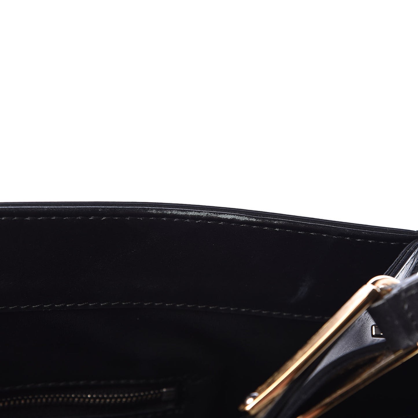 Calfskin Le Dix Soft Cabas M Shoulder Bag Black