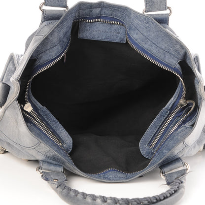 Balenciaga Agneau Giant 21 Silver Hardware Part Time Bleu Roi 6 of 10