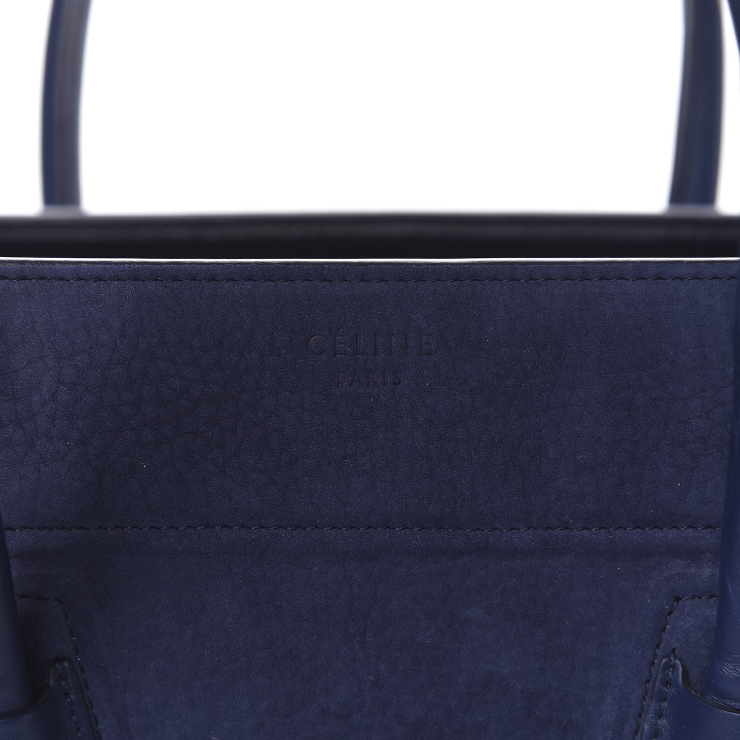 Celine Nubuck Calfskin Medium Phantom Luggage Navy 6 of 11