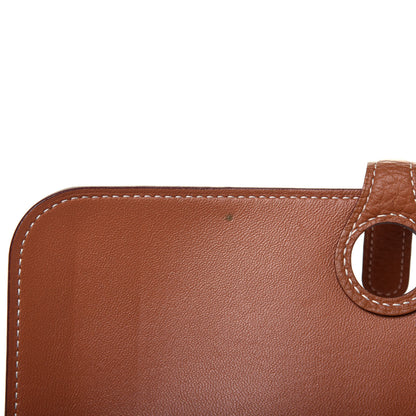 Hermes Togo Dogon Duo Wallet Gold 9 of 14