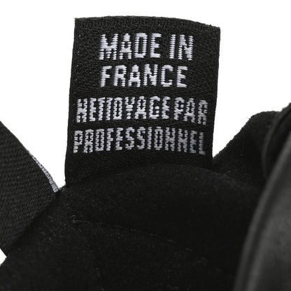 Chanel Lambskin Paris Dallas Fingerless CC Gloves 6 Black 6 of 9