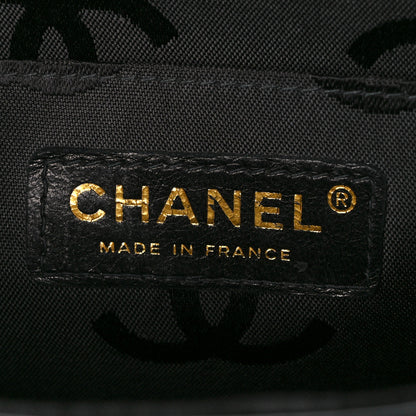 Chanel Patent Perforated Camellia Medium Single Flap Black 7 of 11