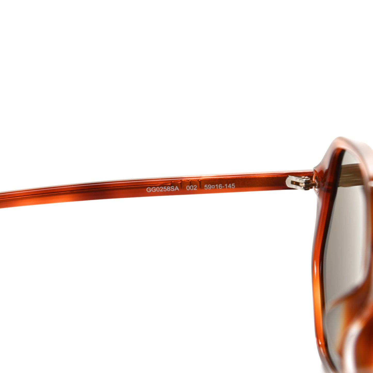 Acetate Round Sunglasses GG0258SA Tortoise
