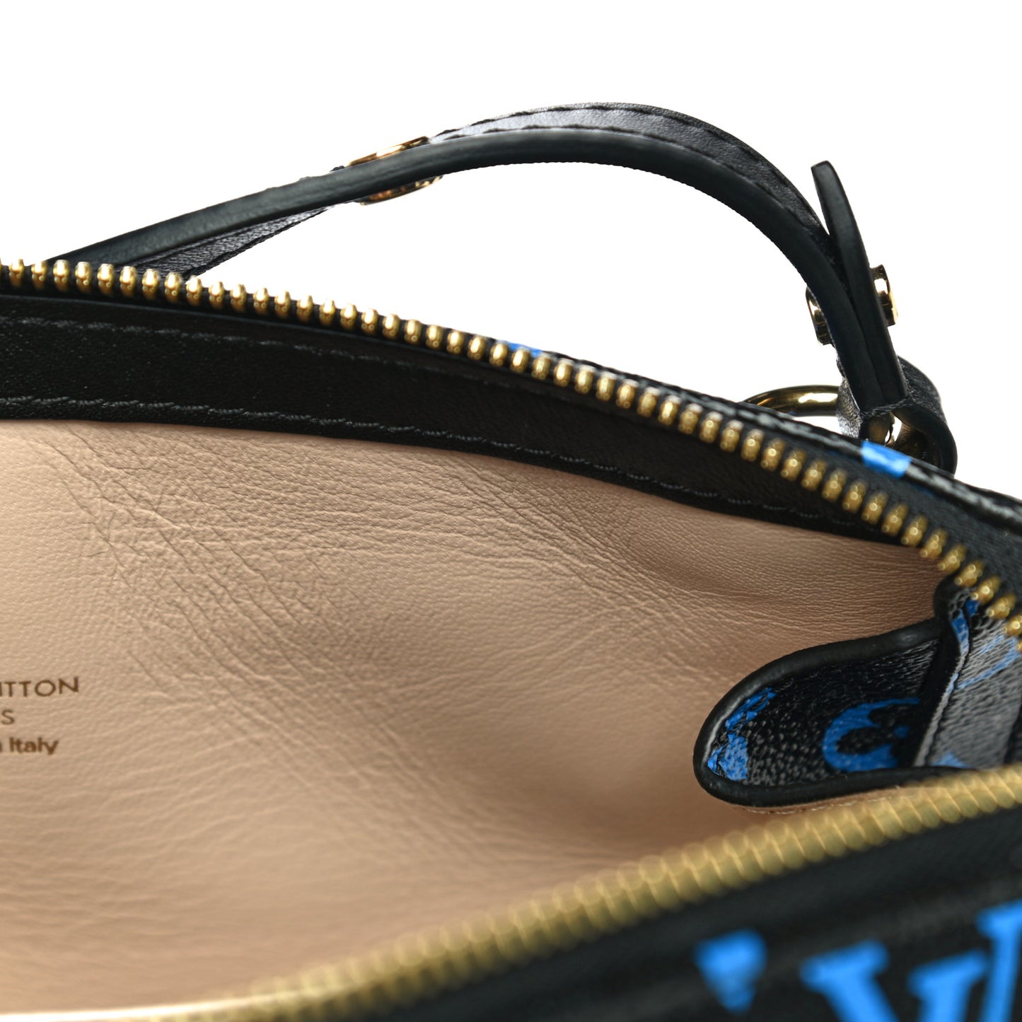 Colored Monogram Speedy Amazon PM Blue Black