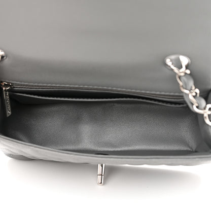 Chanel Caviar Quilted Mini Rectangular Flap Grey 5 of 13