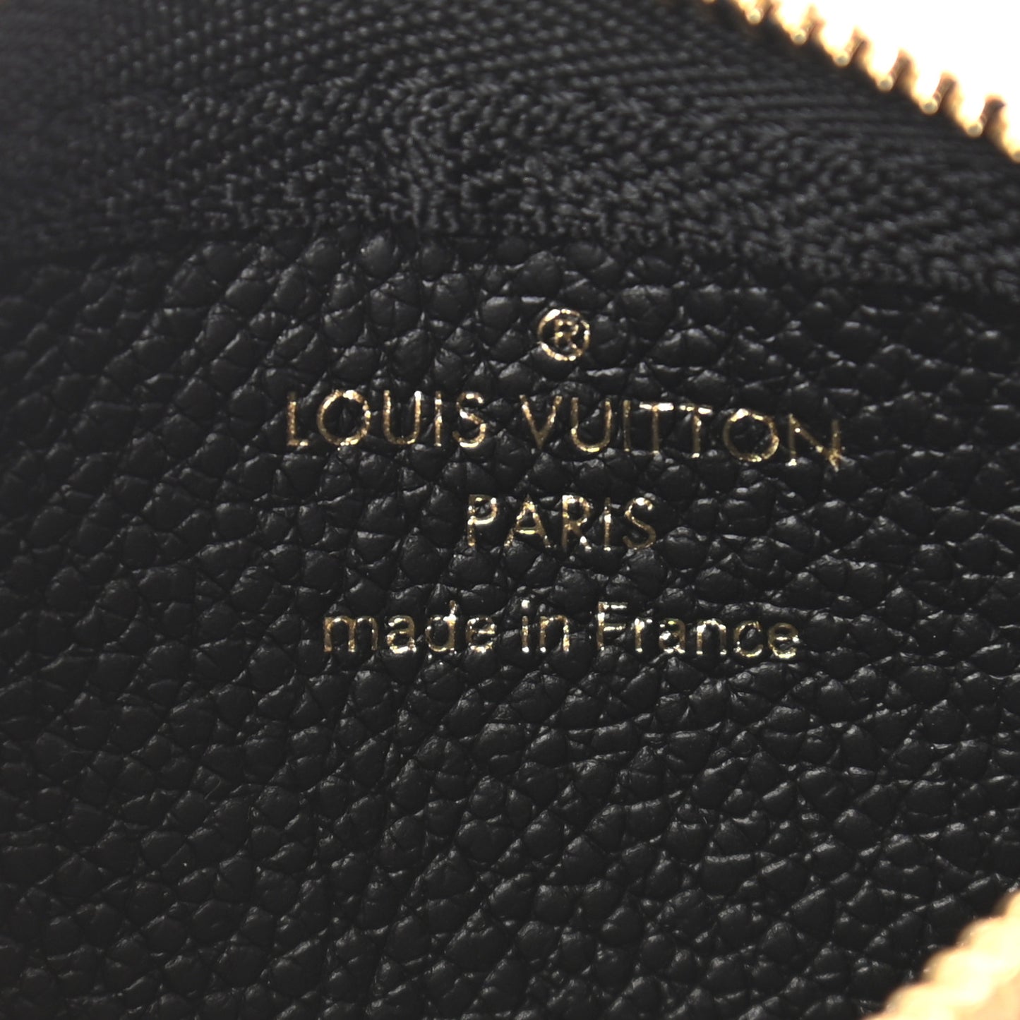 Empreinte Monogram Giant Key Pouch Black Beige