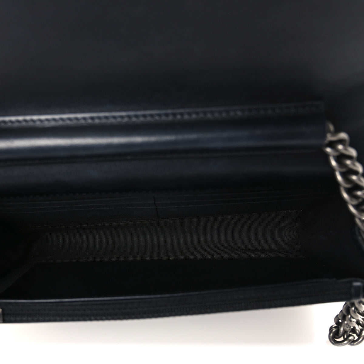 Chanel Caviar Quilted Boy Wallet On Chain WOC Black 5 of 11