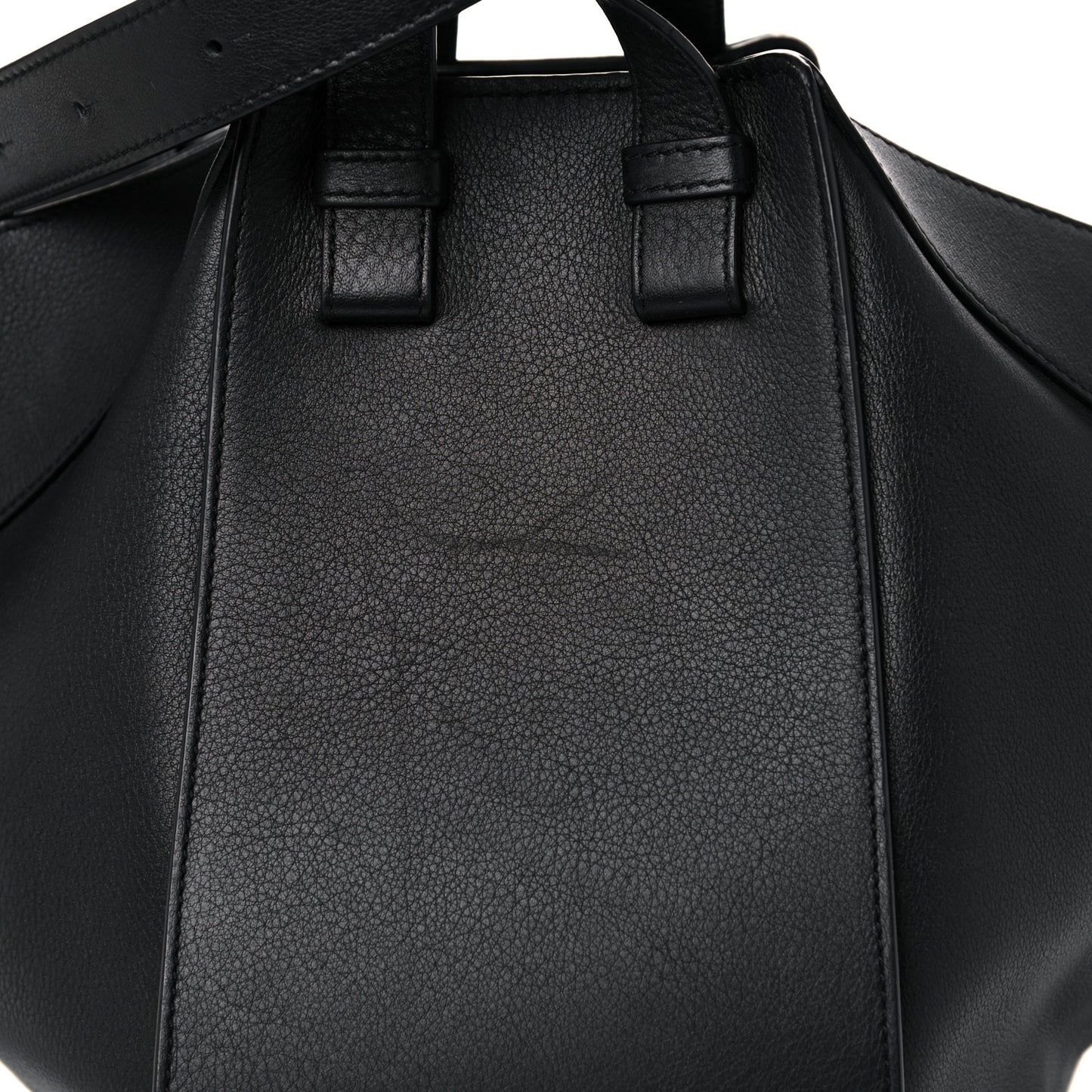 Calfskin Small Hammock Shoulder Bag Black