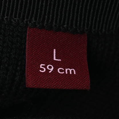 Gucci Covered Wool GG Monogram Baseball Hat L Grey Dark Grey Black 10 of 10