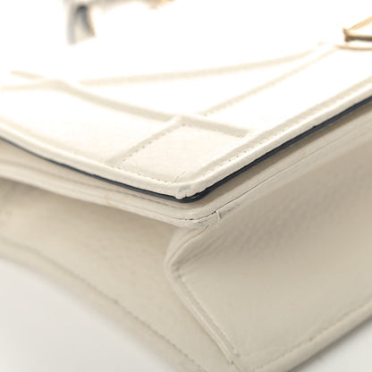 Christian Dior Grained Calfskin Small Diorama Flap Bag Off White 6 of 13