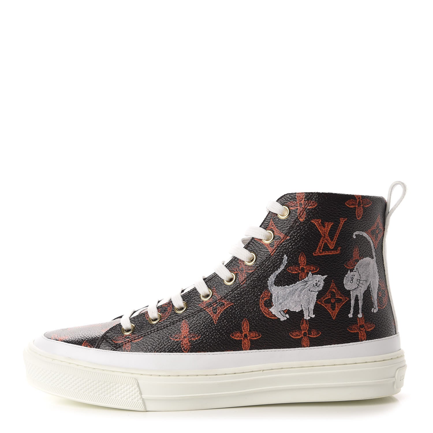 Louis Vuitton Catogram Stellar Sneaker Boots 37 Marron 1 of 11