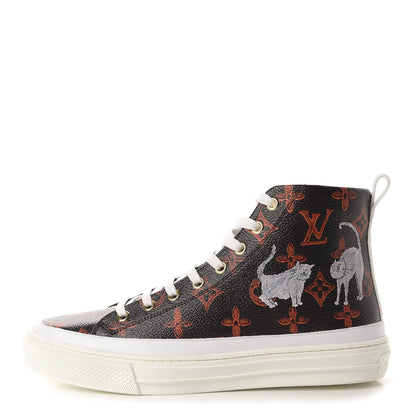 Louis Vuitton Catogram Stellar Sneaker Boots 37 Marron 1 of 11