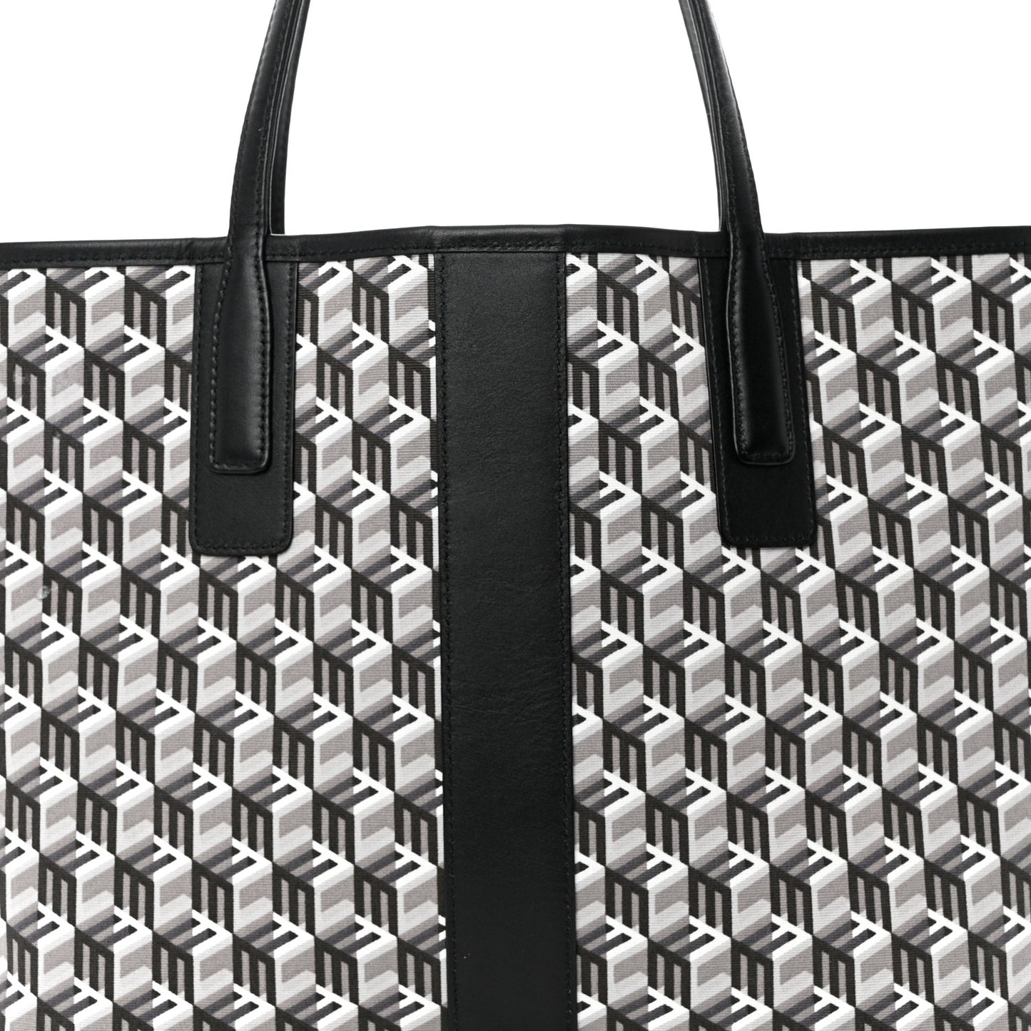 Visetos Medium Liz Reversible Shopper Tote Black
