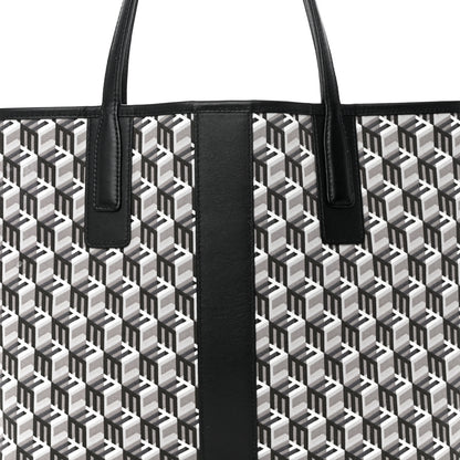 MCM Visetos Medium Liz Reversible Shopper Tote Black 12 of 16