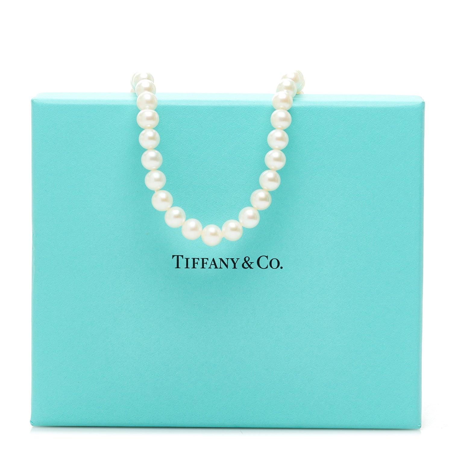 Tiffany Sterling Silver Freshwater Cultured Pearl 6-7mm Ziegfeld Necklace 6 of 6