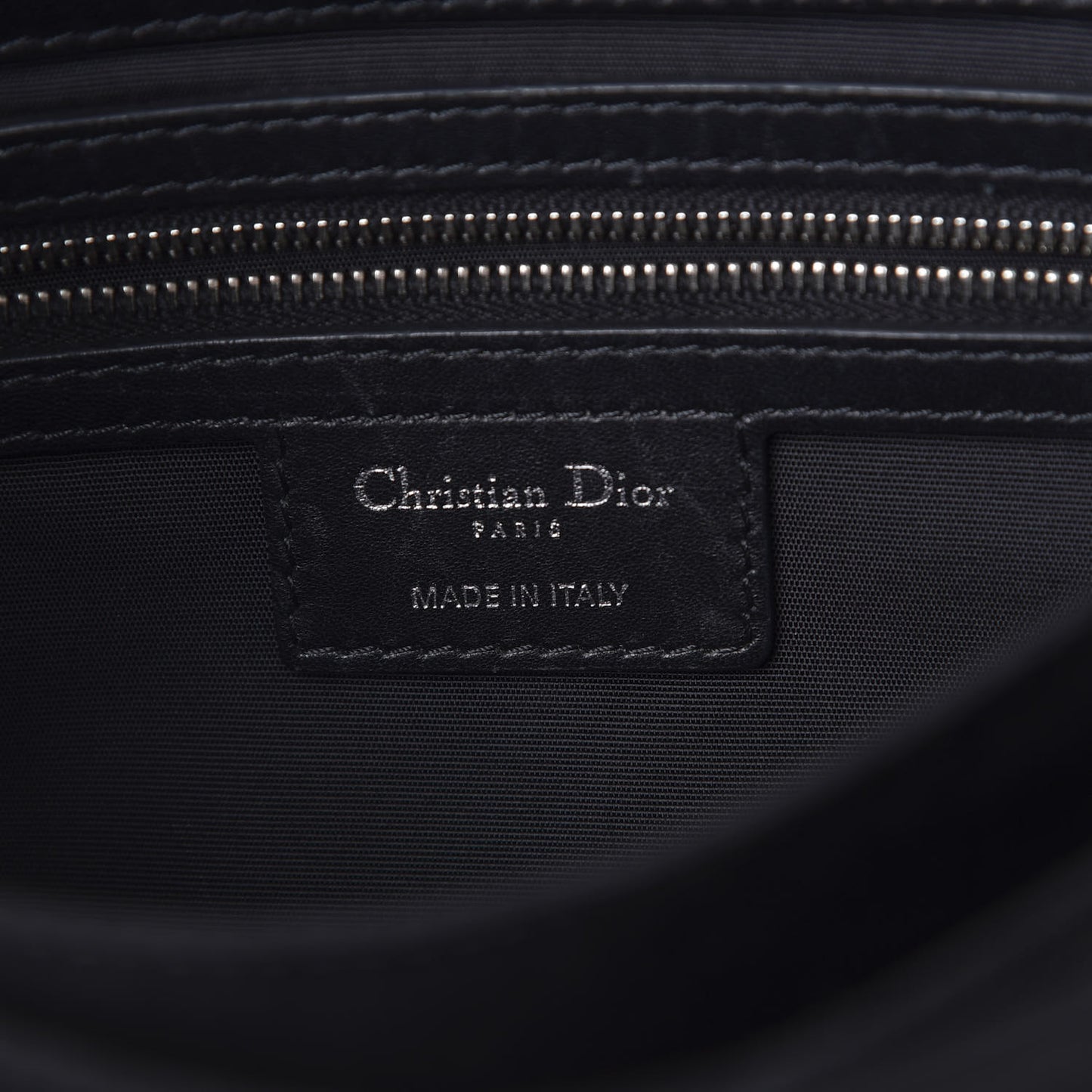 Lambskin Cannage Flap Bag Black