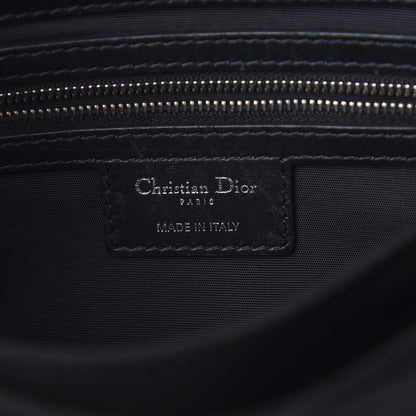 Christian Dior Lambskin Cannage Flap Bag Black 9 of 10
