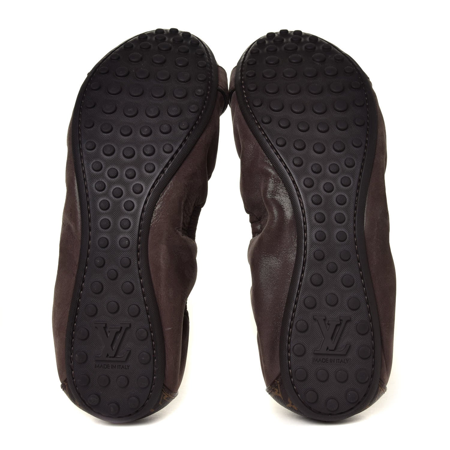 Louis Vuitton Iridescent Calfskin Monogram Lucky Ballerina Flats 41 Brown 11 of 14