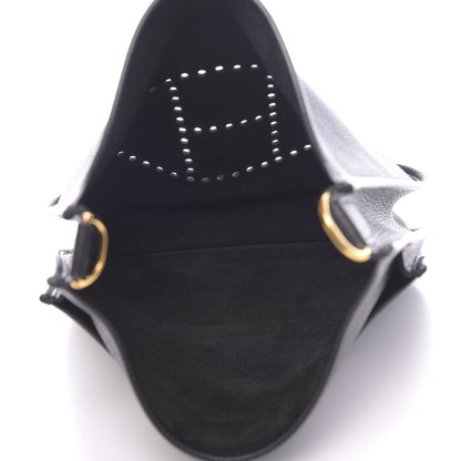 Hermes Taurillon Clemence Evelyne III PM Black 5 of 10