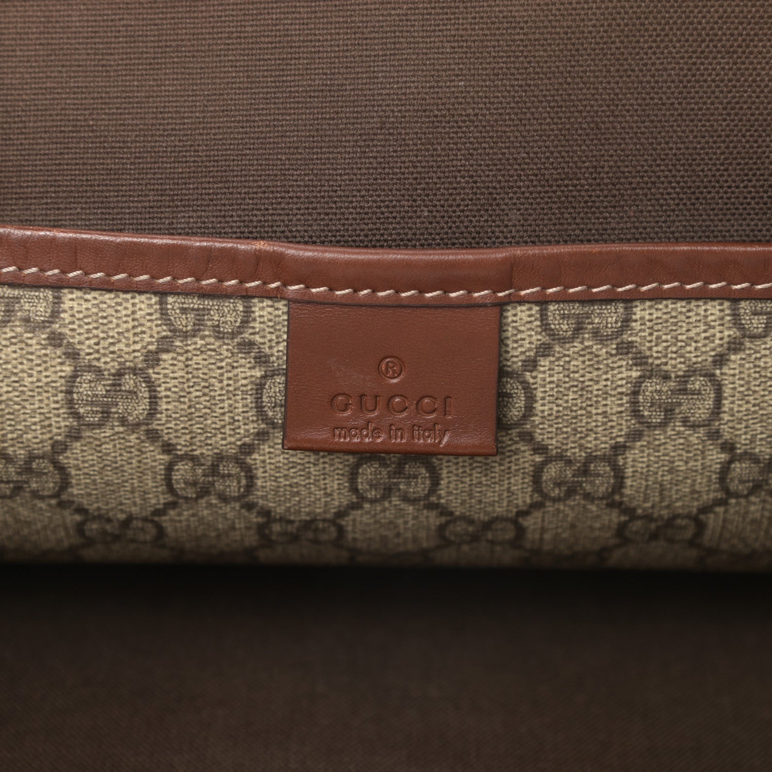 Gucci GG Plus Monogram Medium Signature Web Loop Tote Brown 6 of 15