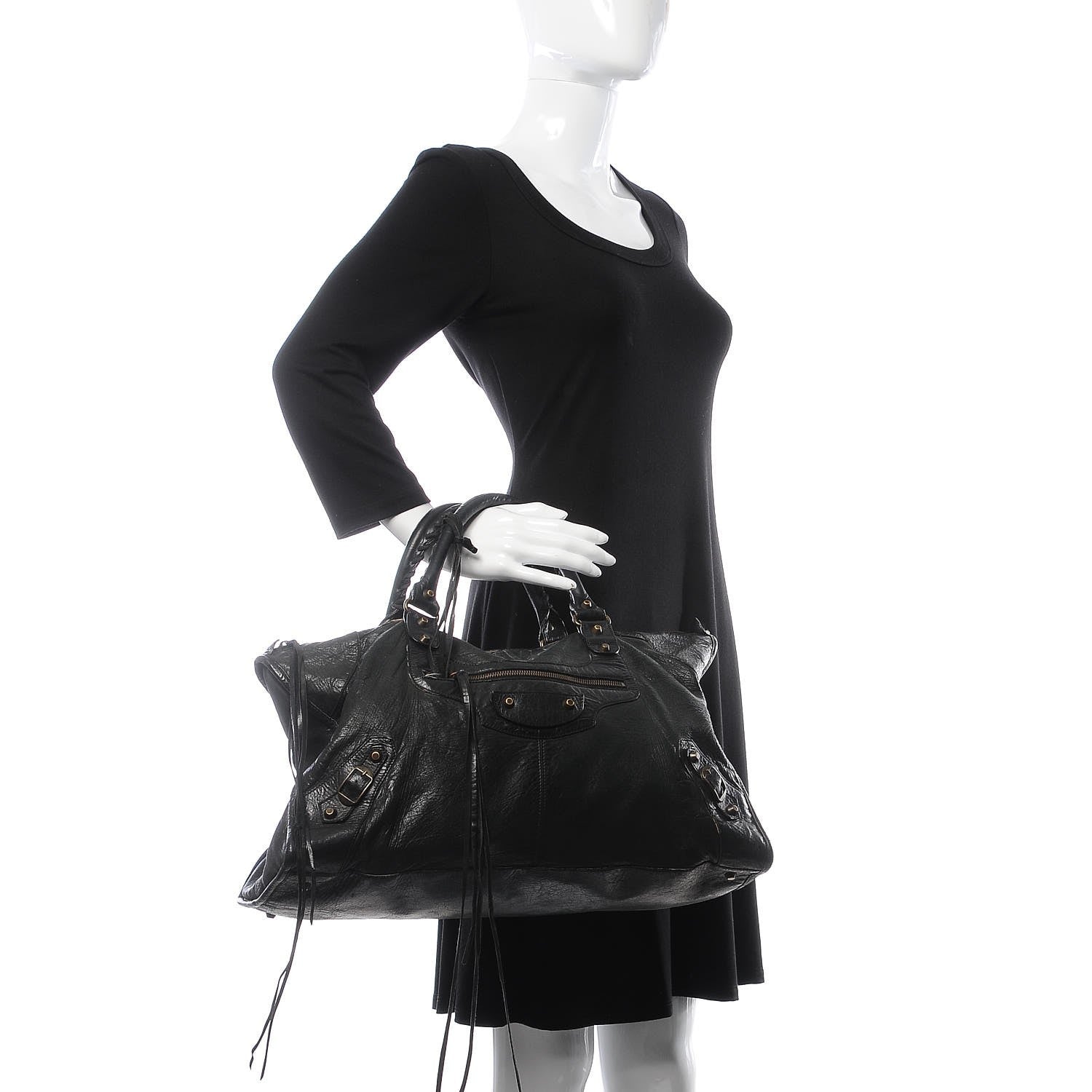 Balenciaga Chevre Classic Hardware Work Black 2 of 34
