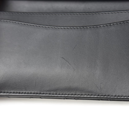 Chanel Patent Calfskin Quilted Yen Wallet Black 9 of 10