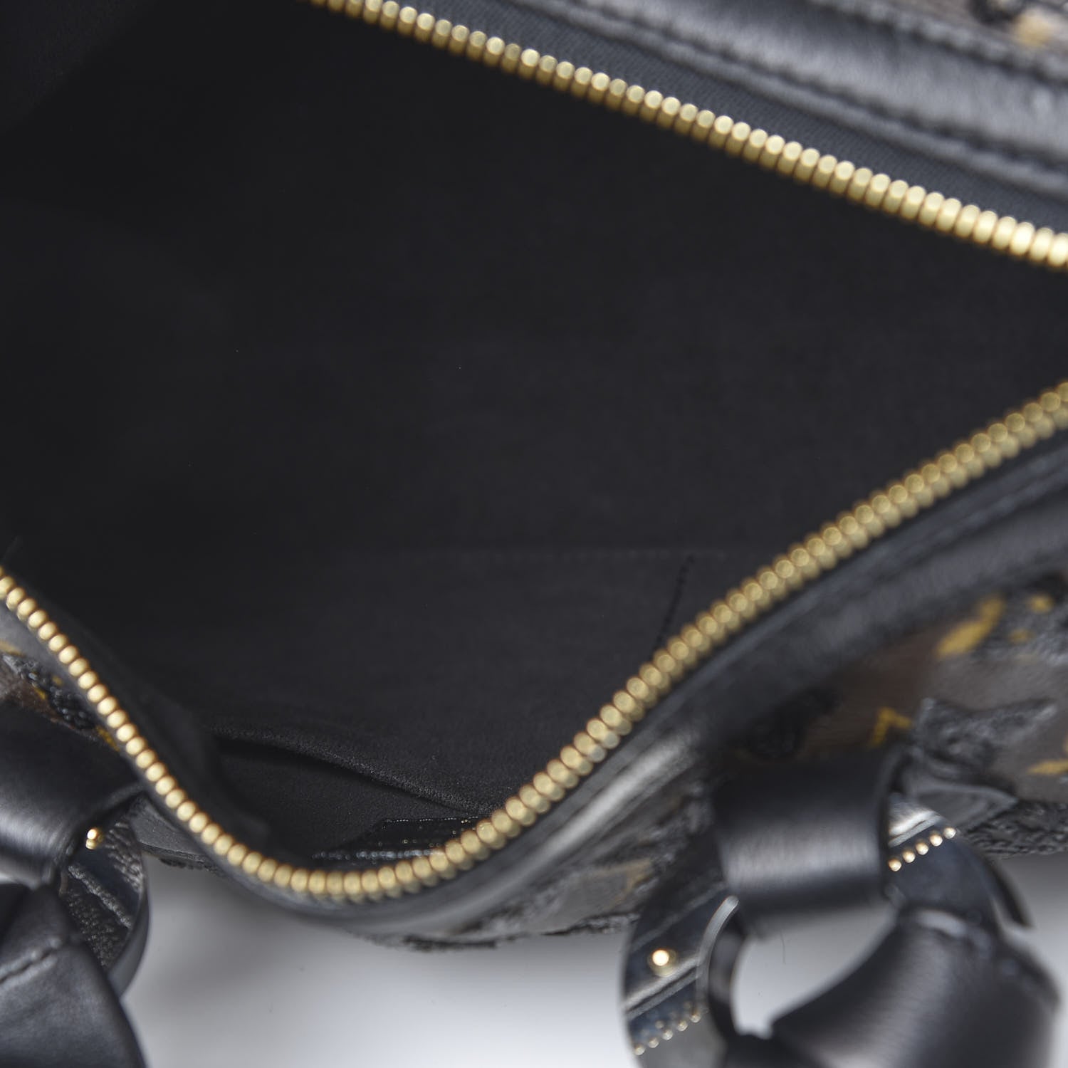 Louis Vuitton Monogram Sequins Eclipse Speedy 28 Black 5 of 10