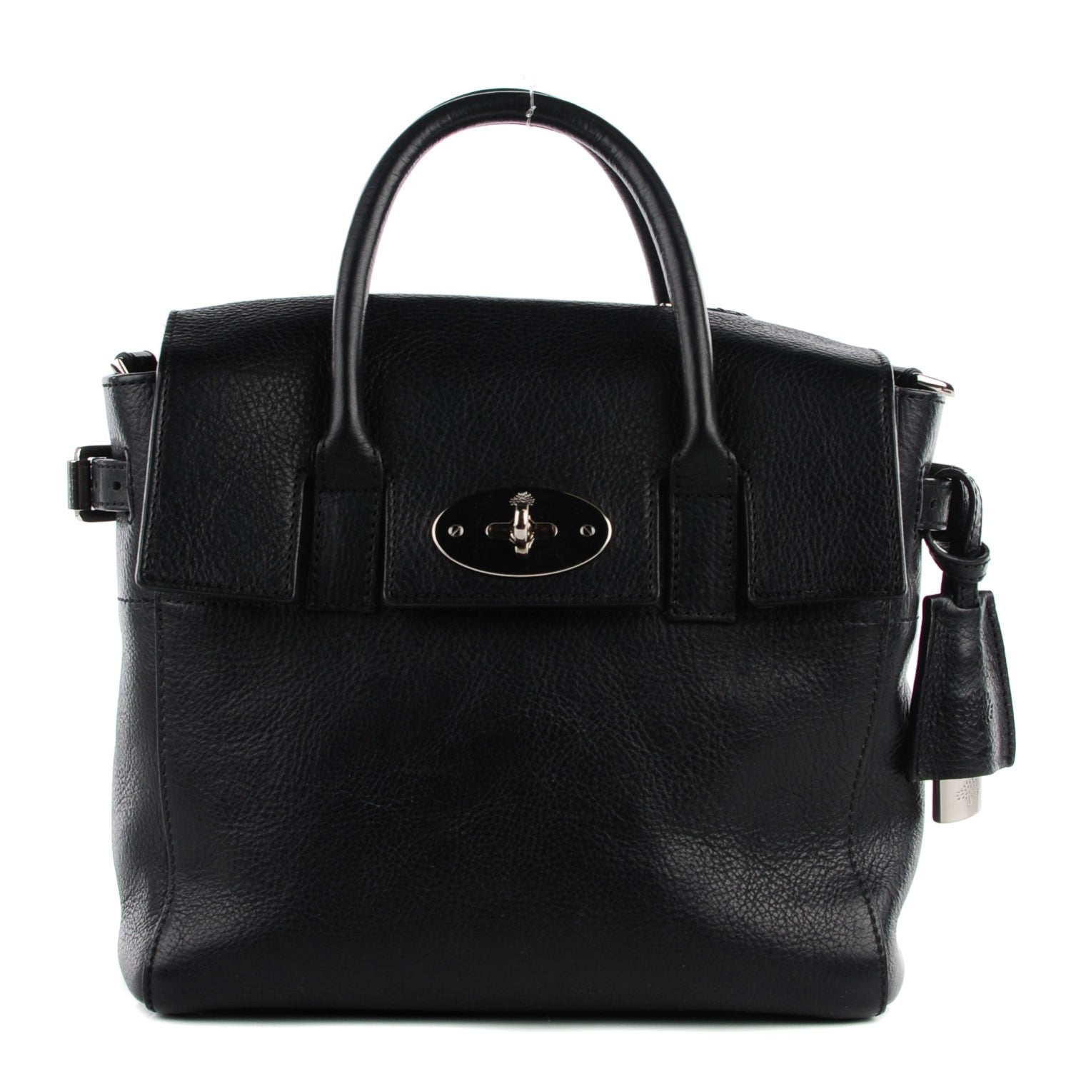 Mulberry Natural Leather Mini Cara Delevigne Convertible Satchel Black 1 of 11