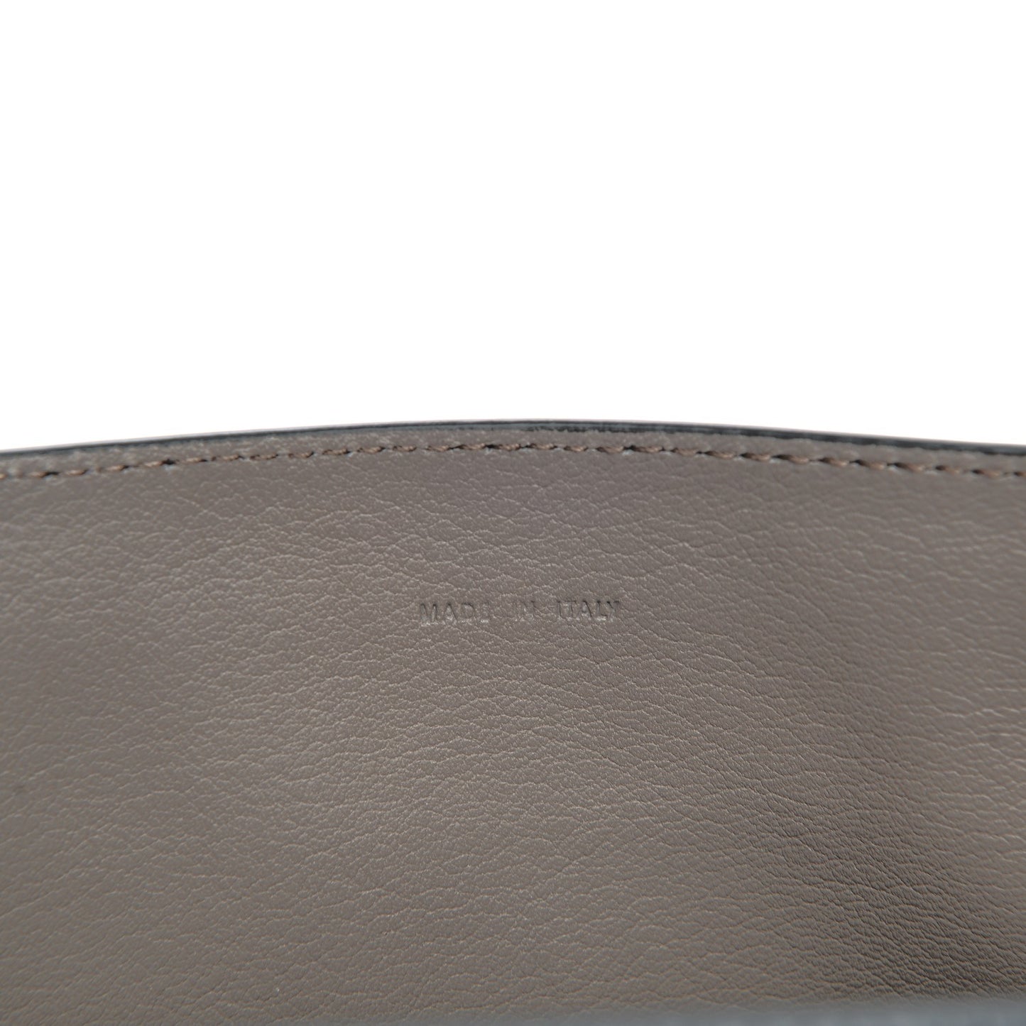 Pebbled Calfskin Double Sided PS Courier Bag Black