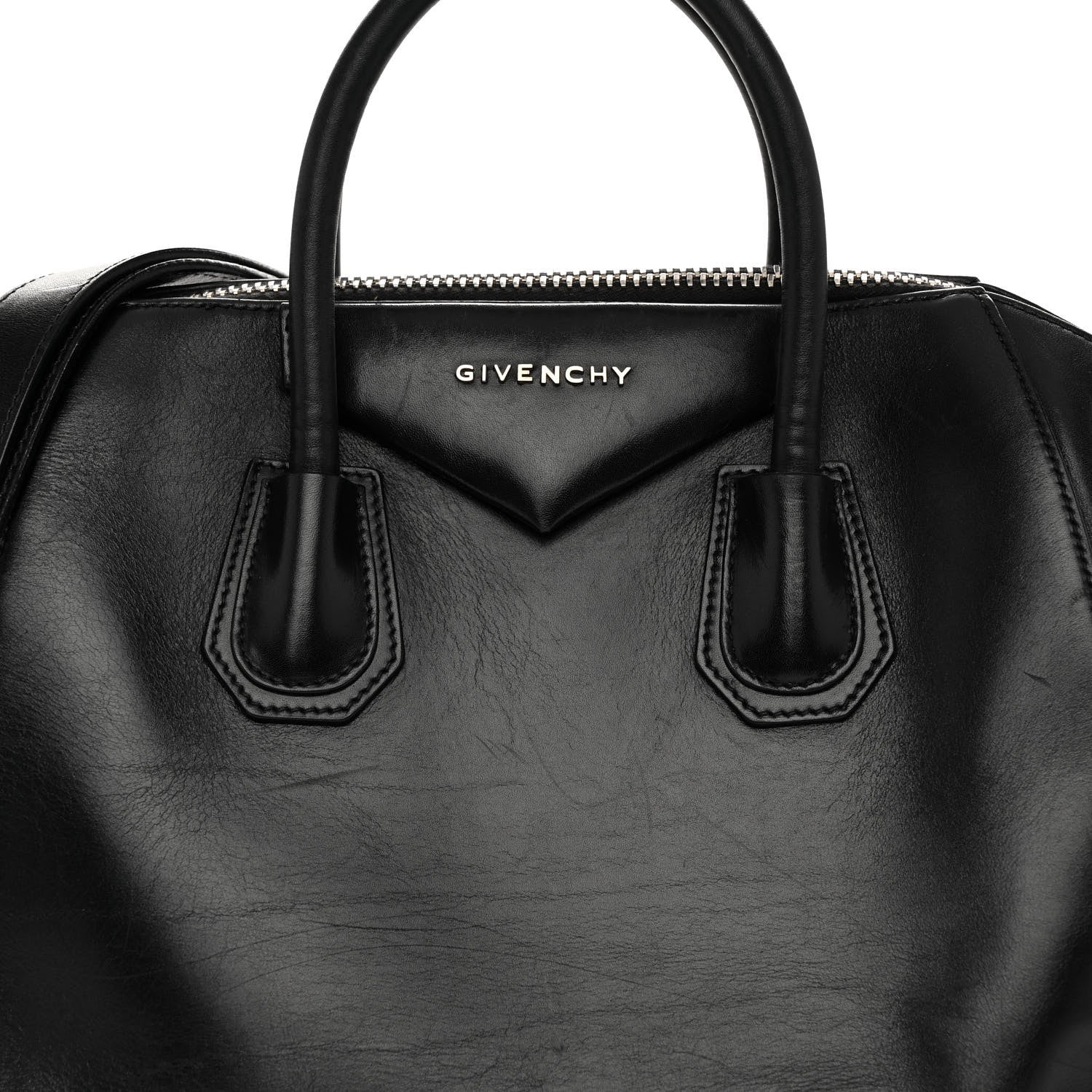 Givenchy Shiny Lord Calfskin Medium Antigona Black 7 of 10