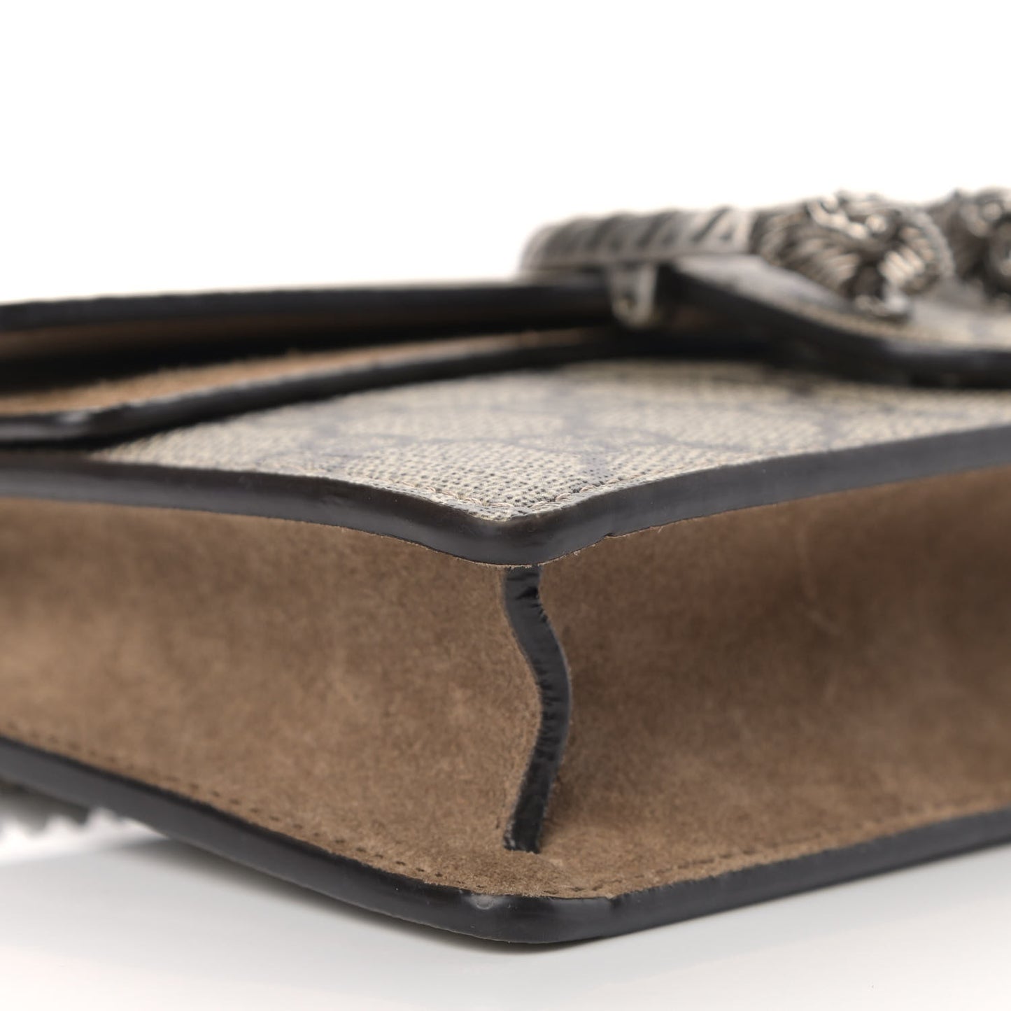 GG Supreme Monogram Super Mini Dionysus Shoulder Bag Taupe