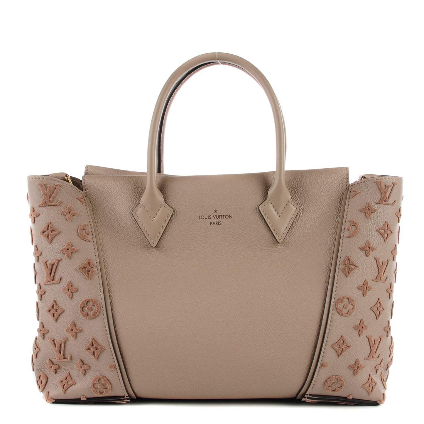 Veau Cachemire Tote W PM Galet