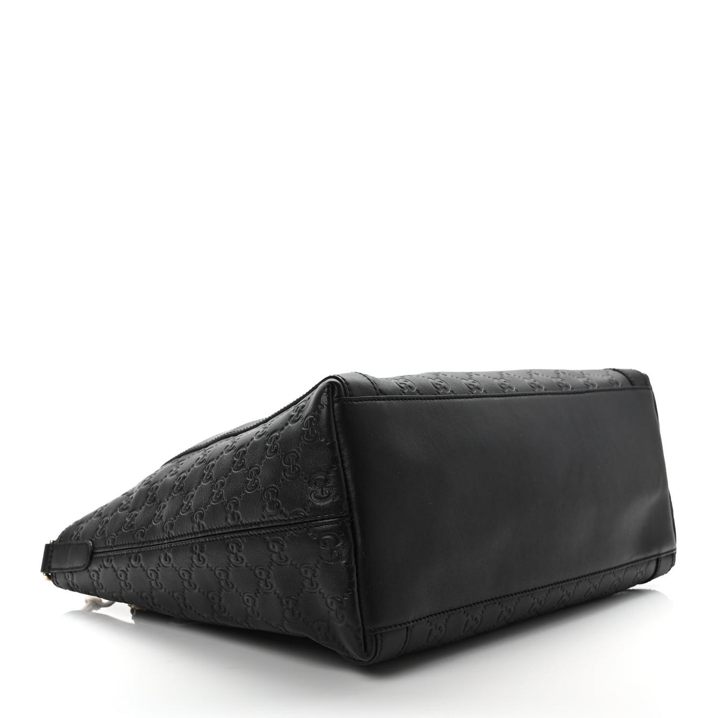 Guccissima Medium Miss GG Top Handle Bag Black
