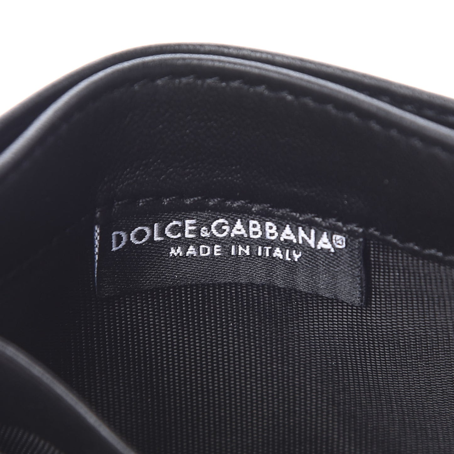 Nappa Matelasse Devotion Card Holder Black