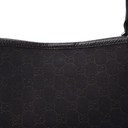 Gucci Denim Dollar Calfskin GG Monogram Medium Joy Tote Brown 12 of 12