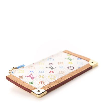 Louis Vuitton Monogram Multicolor Key Pouch White 4 of 6