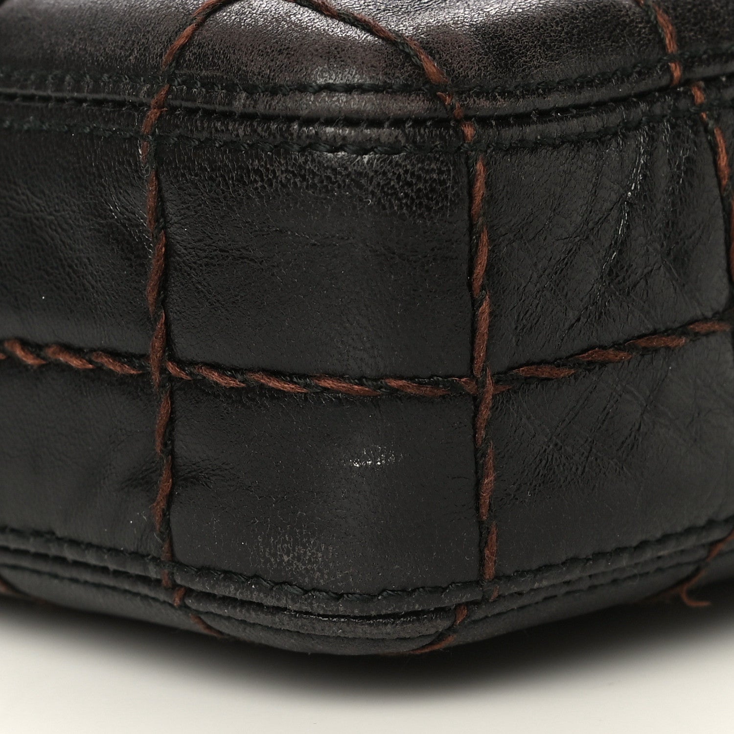 Chanel Lambskin Quilted Chocolate Bar Camera Case Black 10 of 18