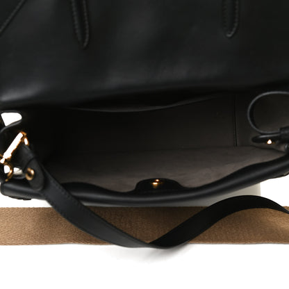 Fendi Vitello Grace Matte Large Flip Tote Black 4 of 16