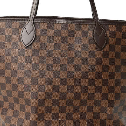 Louis Vuitton Damier Ebene Neo Neverfull MM Rose Ballerine 8 of 11