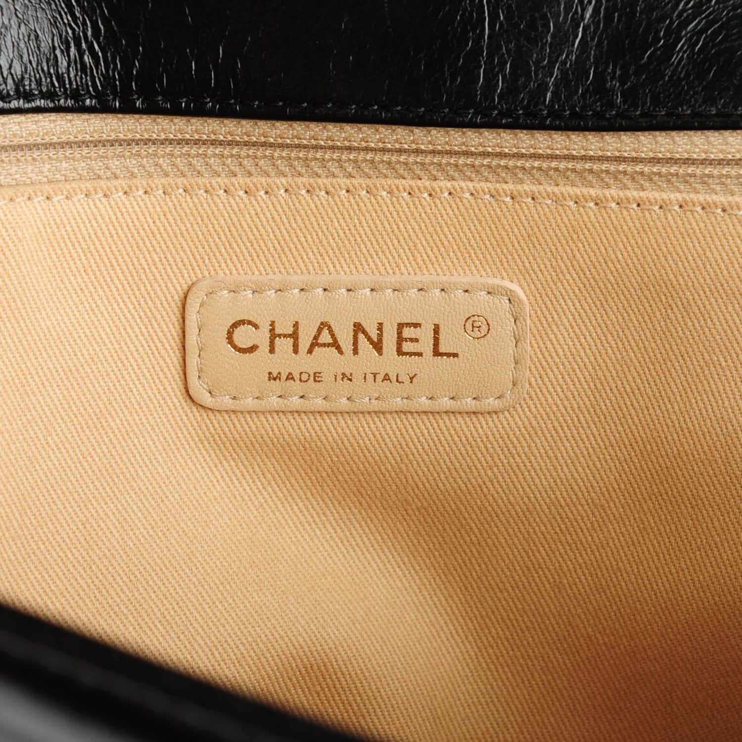 Chanel Glazed Calfskin Quilted Large Boy Flap Black 8 of 9