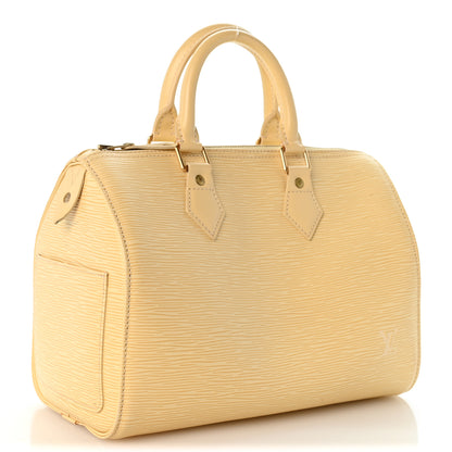 Louis Vuitton Epi Speedy 25 Vanilla 3 of 13